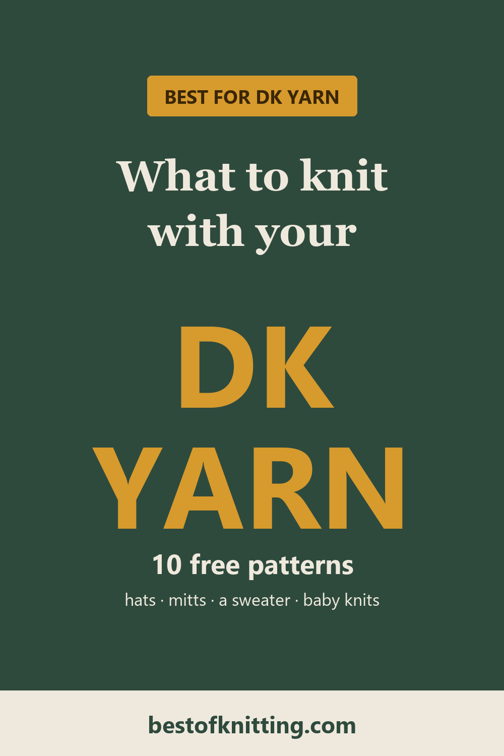 What to knit with DK yarn: 10 free patterns, from Best of Knitting
